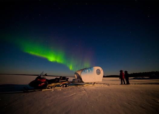 FINLANDIA - ROMANTICA AURORA IN LAPPONIA