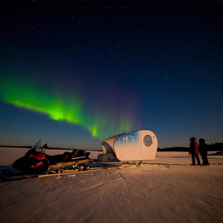 FINLANDIA - ROMANTICA AURORA IN LAPPONIA