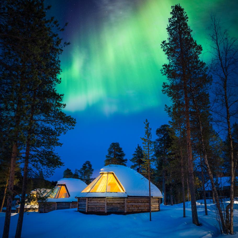 Finlandia - Romantica aurora in Lapponia